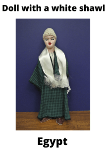 Egypt Doll With A White Shawl Sm